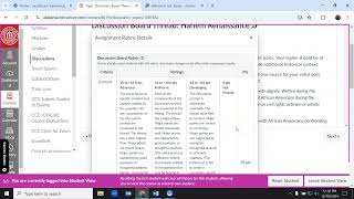 Discussion Board & Rubric Tutorial
