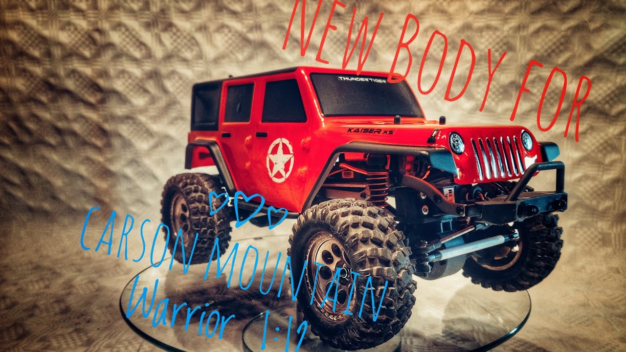 Unboxing: Thunder Tiger Kaiser xs Karosserie für Carson Mountain Warrior 