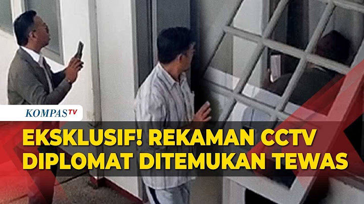 Rekaman CCTV Detik-Detik Diplomat Muda Ditemukan Tewas dengan Muka Dilakban!