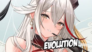 Nightcore - Evolution (Clarx, Debris, 3rd Prototype, Castion, EMDI feat. Harley Bird) - Lyrics