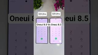 Oneui 8.0 Vs Oneui 8.5 Dialer #samsung #shorts #youtubeshorts