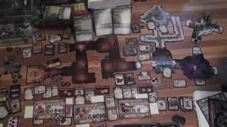 Shadows of Brimstone: Overview of play area + mini-AAR