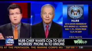 Peter Schaumber Discussing The NLRB on Your World With Neil Cavuto