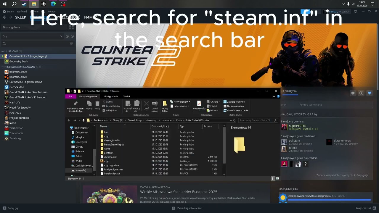 How to get inventory in CS GO and get back community servers! Works in 2026