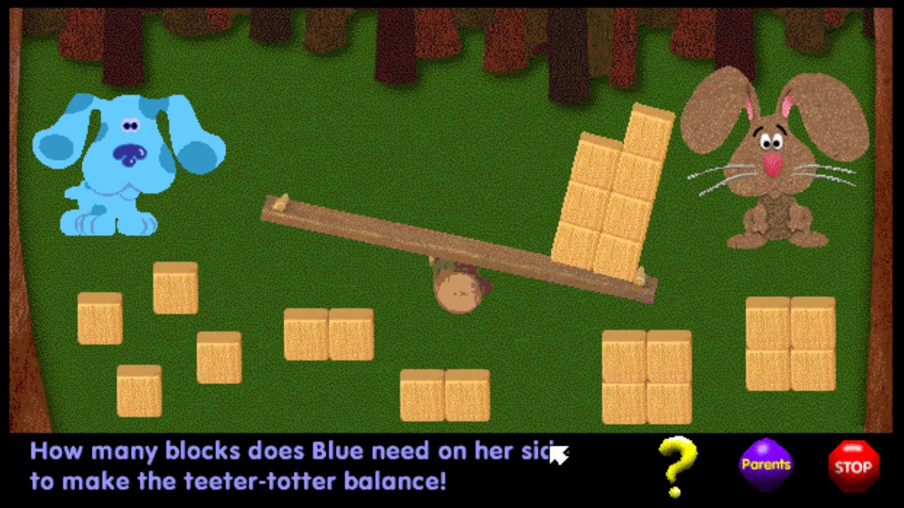 Blue's Clues TeeterTotter (1999 PC Game) YouTube