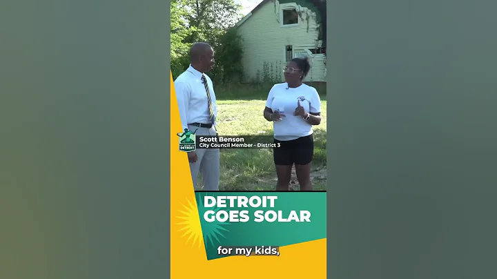 Residents are embracing the buyout for Detroit's Neighborhood Solar Initiative. 🏡