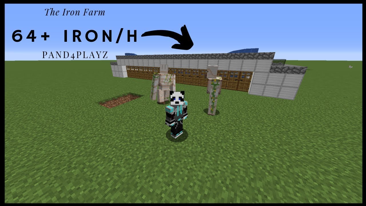 1.13.2 and Before iron Farm 1 STACK PER HOUR