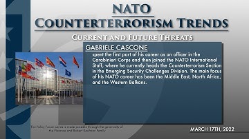 PF: NATO Counterterrorism Trends: Current and Future Threats