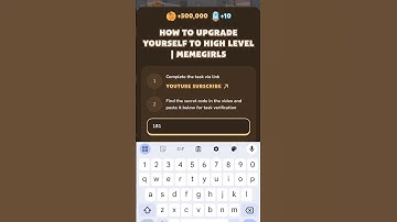 How To Upgrade Yourself To High Level | MemeGirls|#crypto #shortsvideo