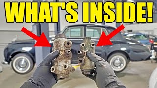 Rebuilding 62-Year-Old Rolls-Royce Brake Master Cylinders & What I Found Underneath The Seats!