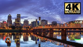 Peaceful Piano Music in the Rain | Welcome to Portland in 4K UHD