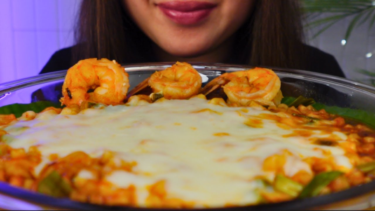 ASMR | CHEESY SAMYANG BULDAK SPICY NOODLE | Eating slurping sounds No talking