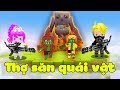 ONE VÀ NOOB YETI THỬ THÁCH MỘT NGÀY LÀM THỢ SĂN QUÁI VẬT TRONG MINI WORLD