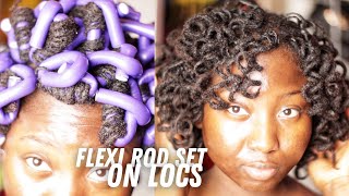 FLEXI ROD SET ON LOCS (QUICK &amp; EASY STYLE)