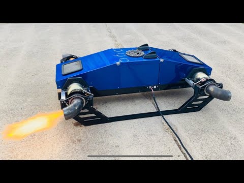 JetQuad Static Idle Test with Thrust Vectoring