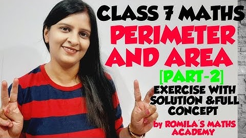 CLASS 7 | PERIMETER & AREA | PART-2 | EXERCISE-21.2 |