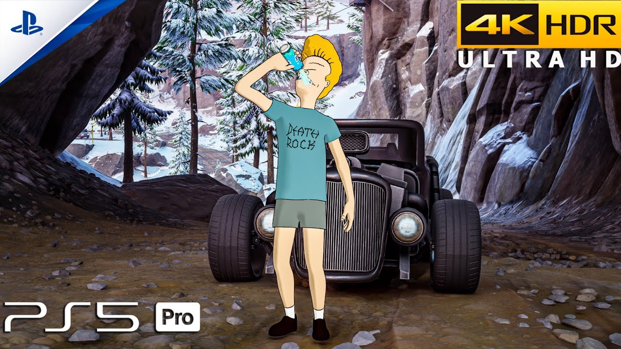 Fortnite (PS5 Pro) 4K 120FPS HDR Gameplay | Beavis (Beavis and Butt-Head) 