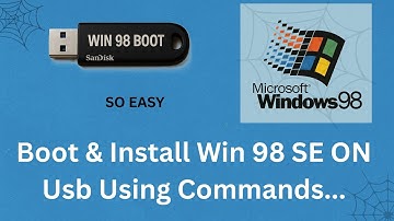 Boot & Install Windows 98 from USB | Retro PC