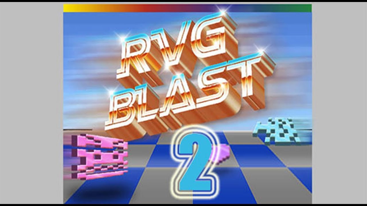 RVG Blast 2 - Atari 2600 (VCS) 2019 game - Stella Gameplay - DVDfeverGames