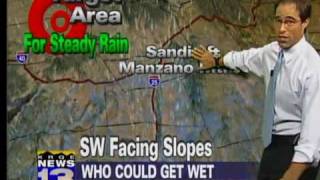 Overnight forecast Aug. 13, 2009