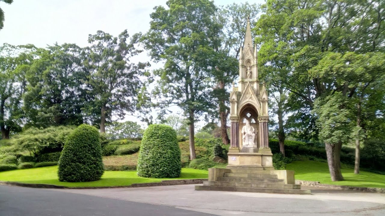 Monument Sir Titus Salt Lister Park Bradford UK YouTube