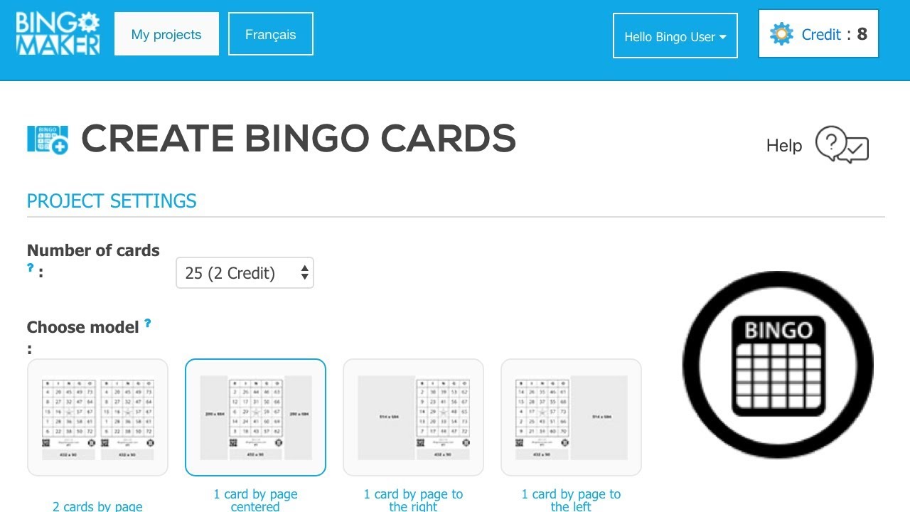 Software de bingo personalizable