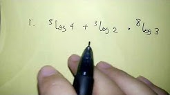 Penyelesaian soal sifat logaritma - Durasi: 3.07. 
