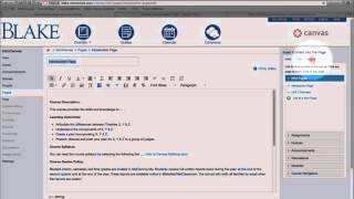 Inserting Content into a Page  Links, Files, and Images in Canvas