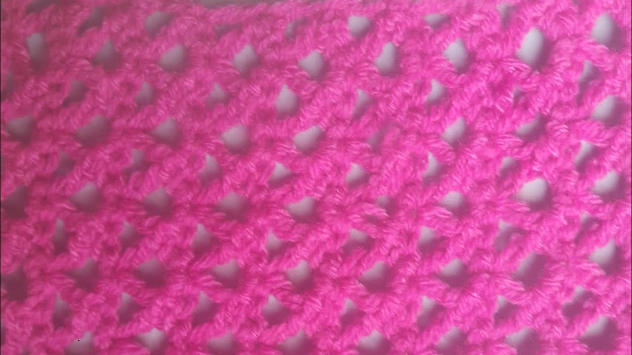 How To Crochet  Easy  Mesh Stitch As a Total Beginner In Crocheting. Crochet Tutorials