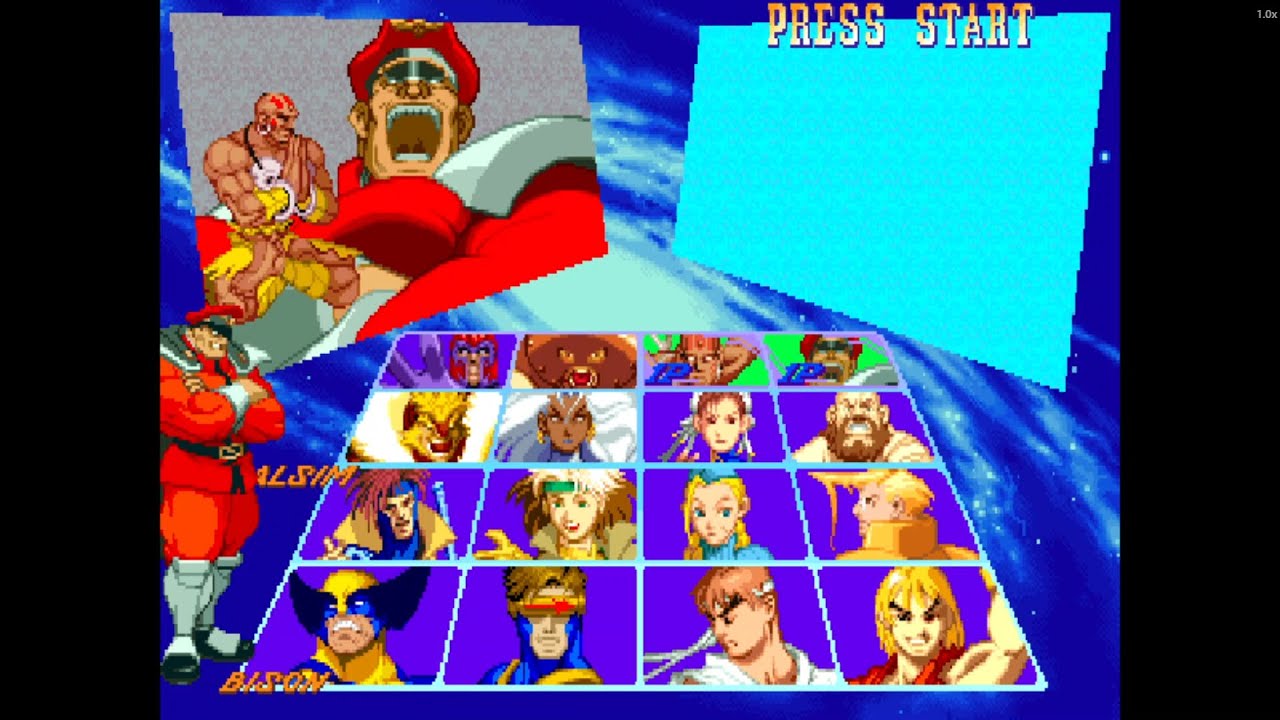 X-Men vs. Street Fighter – Bison & Dhalsim Dominate the Arena! 🔥🌀