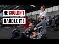 A VERY INTENSE FULL BOOTY WORKOUT.... He Couldn't Handle It | Zac Perna