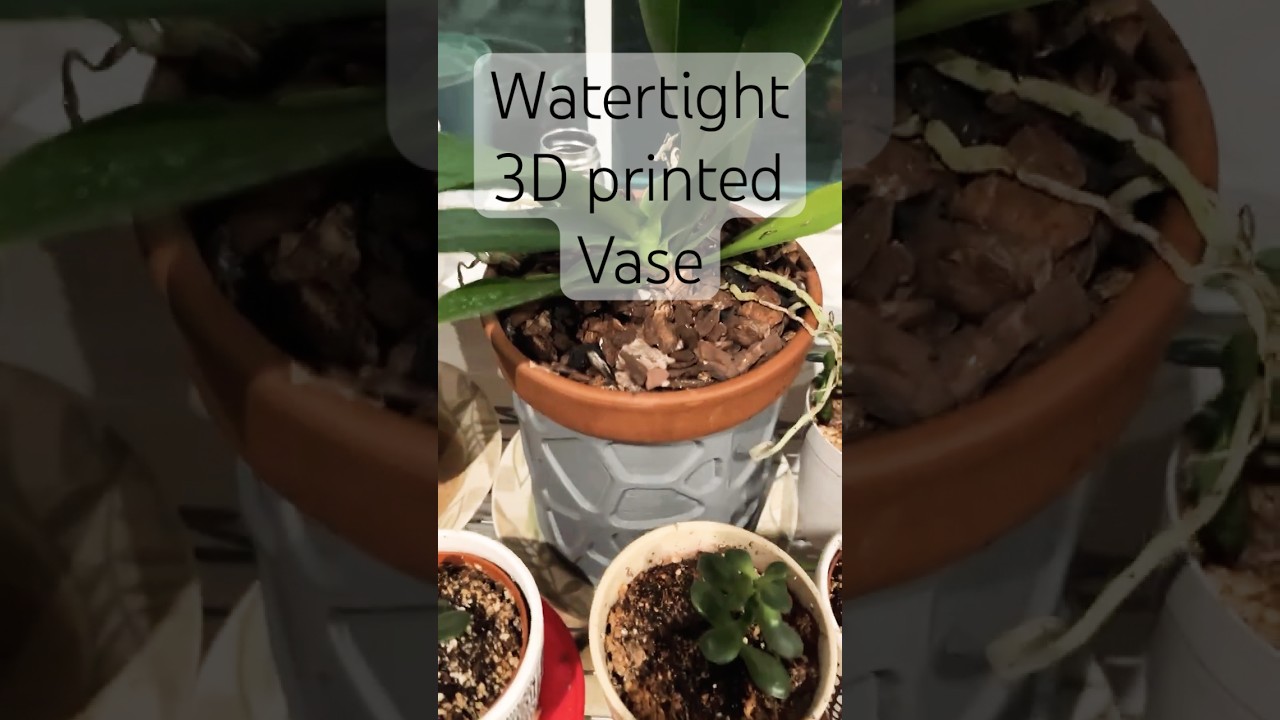 How to make 3D Printed Vases/Pots Watertight — Transcript