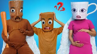 Tung Tung Tung Sahur vs Ballerina Cappuccina 😱Who’s really pregnant?!| Italian Brainrot In Real Life