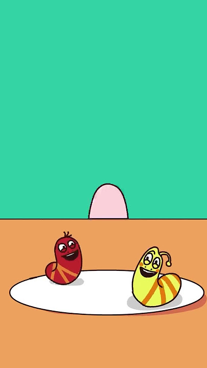 Kirby Animation - scream (Larva)