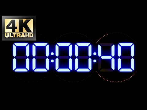 40 seconds | Timer, alarm for training, meditation, cooking