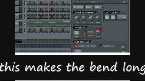Fruity Loops pitch bend tutorial FL