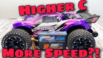 Higher C Rating Batteries Make You GO FASTER? Arrma Vorteks Speedrun