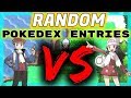 We make a RANDOM Team Based Off POKEDEX Entries.. Then we Fight! - Pokemon Platinum