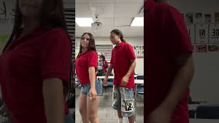 Majic and the new girl 😳 #shorts #meyahtv #badkidameyah #67schooloflearning