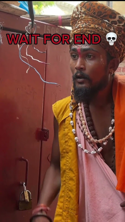 WE MET AGHORI… Real??🤔 VLOG COMING SOON……  #aghori #magic  #recommended #newtoyou #fyp #jaishreeram