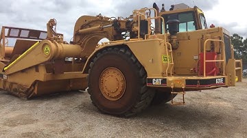 LOT 12 1990 Caterpillar 631E 4x2 Scraper