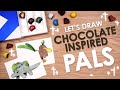 Designing chocolate inspired  pal i mean pokemon