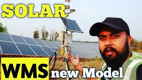 Solar WMS system - latest model Pyranometer | wind sensor | GHI | POA | Rain Gauge