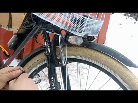 Установка и регулировка V-brake тормозов велосипеда, подробно