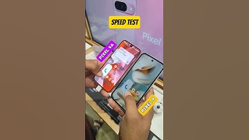 Pixel 9A vs Pixel 9 Speed Test | #iphone #pixel9a #pixel9series #pixel #iphone17air