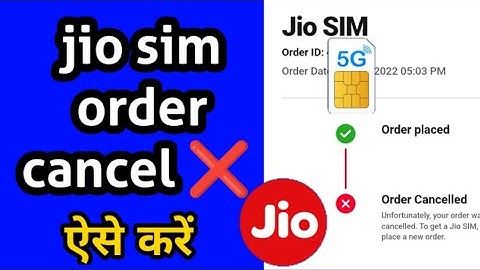 jio sim order cancel kaise kare।। how to cancel jio sim order।। jio sim home delevery order cancel