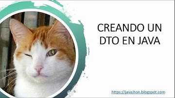 Creando una DTO desde una Base de datos con Java