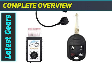 Simple Key Programmer Bundle: Program Your Ford, Lincoln, Mercury, Mazda Keys Easily!