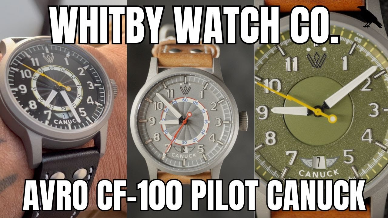 WHITBY WATCH CO. Avro CF-100 Canuck Pilot Review| MK2 Pilot Black