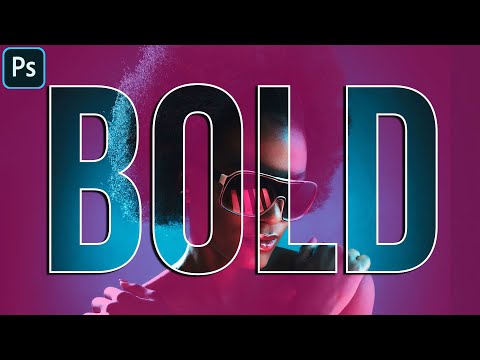 Transparent Text Effect with Outline in Photoshop 2020